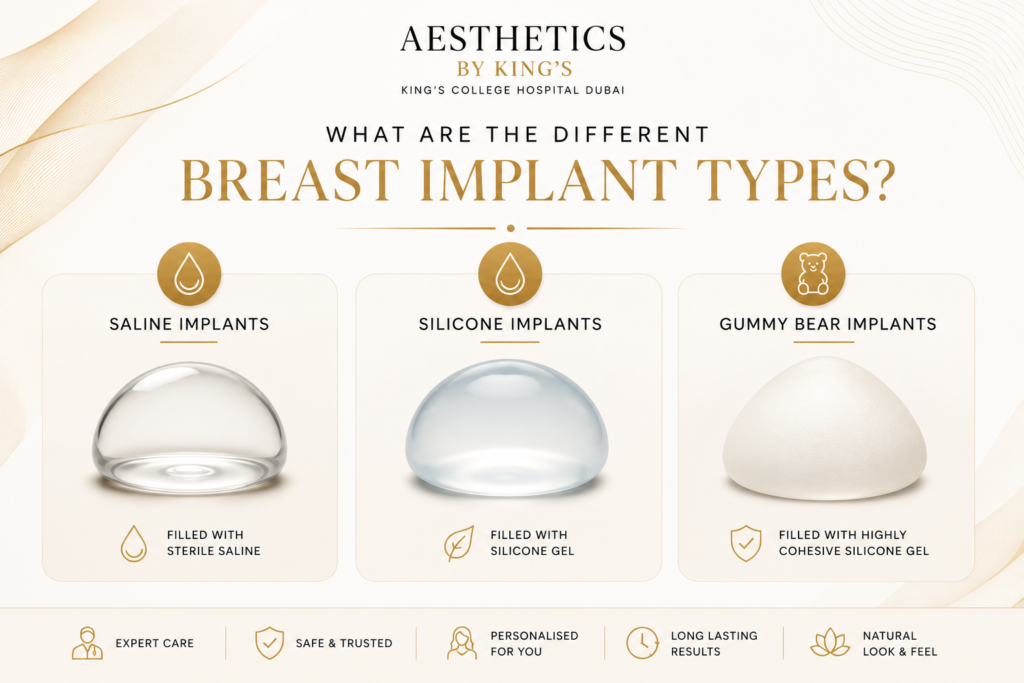 Breast Implant Types - Aesthetics by King's